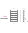 1500W Stadionstrahler - 170lm/W, IP66, Arbeitsleuchte, Philips Treiber, 1-10V dimmbar