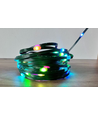 10 m RGBIC LED-Lichterkette - 100 LEDs, grünes Kabel, Fernbedienung + Bluetooth, 5V USB