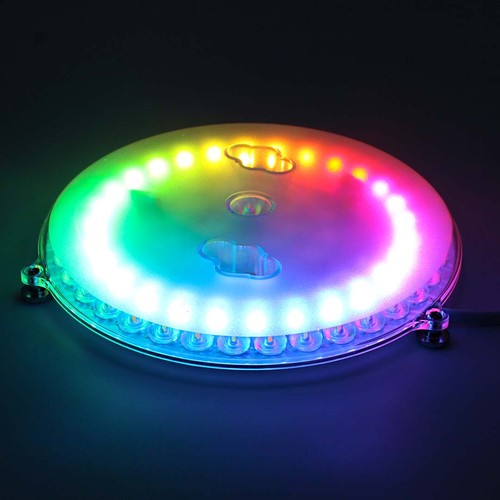 17cm / 18W RGBIC+CCT LED-Einsatz mit Linsen - Ersatz für G24, Ringlampen und Kompaktleuchtstofflampen