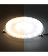 17cm / 18W RGBIC+CCT LED-Einsatz mit Linsen - Ersatz für G24, Ringlampen und Kompaktleuchtstofflampen