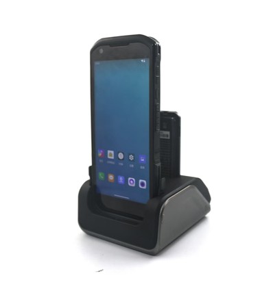 Ladegerät für 1D+2D Handscanner, Android 13 - PDA mit Barcode-Scanner und QR