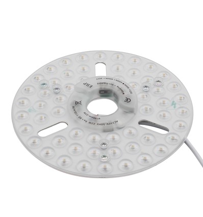 16cm / 24W dimmbarer LED-Einsatz mit Linsen - Flickerfrei, Ersatz für G24, Ringlampen und Kompaktleuchtstoffröhren