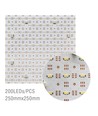 25x25 cm 15W faltbares CCT LED-Panel RA95 - 24V DC, IP20