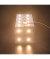 25x25 cm 15W faltbares CCT LED-Panel RA95 - 24V DC, IP20