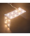 25x25 cm 15W faltbares CCT LED-Panel RA95 - 24V DC, IP20