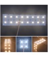 25x25 cm 15W faltbares CCT LED-Panel RA95 - 24V DC, IP20