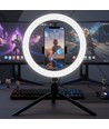 10W LED-RINGLICHT - 10 Zoll, mit Tischstativ, 3200K-5500K