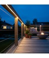 5m 230V wasserdichter Slim COB Strip - Klebeband rückseitig, 9W/m, IP67, 296 LED/m, bis 50m