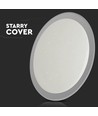 72W Designer Dome Deckenleuchte mit Sternenhimmel - Ø67cm, Fernbedienung, dimmbar, CCT, Nachtmodus