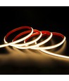 5m 230V wasserdichter Slim COB Strip - Klebeband rückseitig, 9W/m, IP67, 296 LED/m, bis 50m