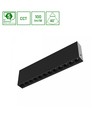 Grid S Leuchte 12W - Aufbaumontage, CCT, 230V, 40°, IP20, 222x26x60mm, schwarz, Spectrum