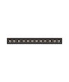 Grid S Leuchte 12W - Aufbaumontage, CCT, 230V, 40°, IP20, 222x26x60mm, schwarz, Spectrum