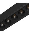 Grid S Leuchte 12W - Aufbaumontage, CCT, 230V, 40°, IP20, 222x26x60mm, schwarz, Spectrum