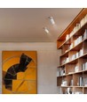 GU10 Wand-/Deckenstrahler - Weiß, Aufbaumontage, IP20, ohne Leuchtmittel