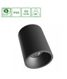 10W Orbito LED Deckenstrahler, RA90 - 1200lm, UGR19, IP44, schwarz, 4000K