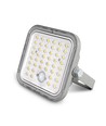 20W LED Solar Fluter mit Sensor - 1400lm, IP65, 5000K, grau, Außenbereich