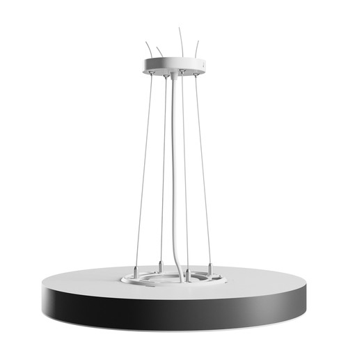 36W Nymphea Optima CCT Deckenleuchte - 120lm/W, Ø40cm, schwarzer Ring, einstellbare CCT, IP20