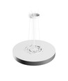 36W Nymphea Optima CCT Deckenleuchte - 120lm/W, Ø40cm, schwarzer Ring, einstellbare CCT, IP20