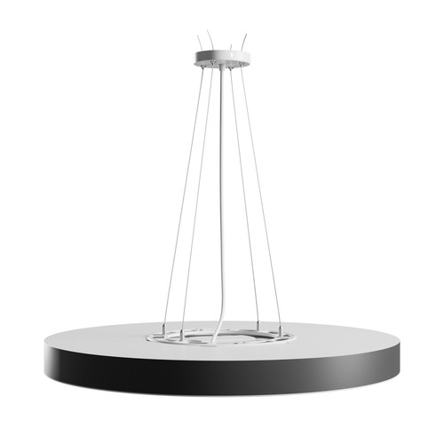 60cm 65W Nymphea Optima Deckenleuchte - CCT, 7800lm, schwarzer Ring, 5 Jahre Garantie