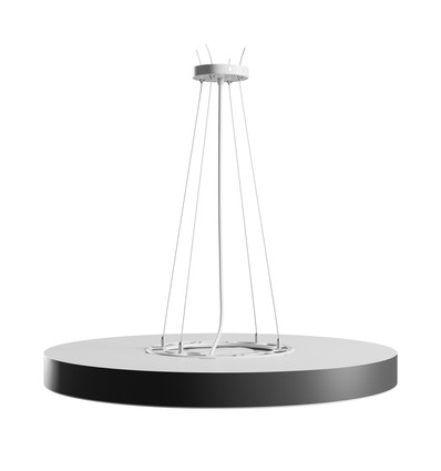 60cm 65W Nymphea Optima Deckenleuchte - CCT, 7800lm, schwarzer Ring, 5 Jahre Garantie