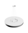 60cm 65W Nymphea Optima Deckenleuchte - CCT, 7800lm, schwarzer Ring, 5 Jahre Garantie