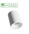 Orbito Aufbauleuchte 10W - warmweiß, 230V, 40°, IP44, UGR19, RA90, Ø75x100mm, weiß, rund