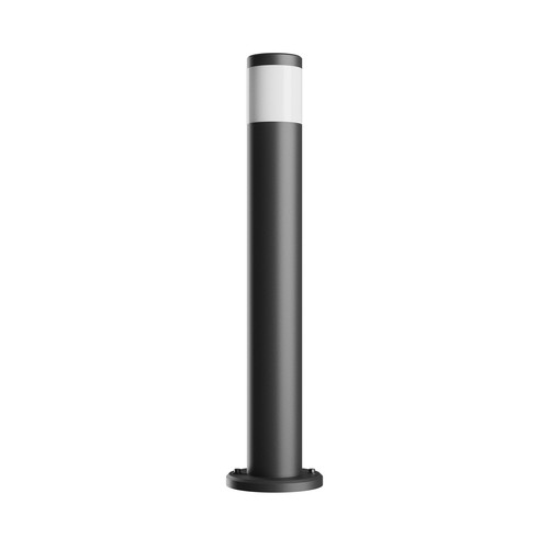 72cm Stella Gartenleuchte GU10, 6W CCT - IP44, schwarz, rund, austauschbares Leuchtmittel, 3 Lichtfarben