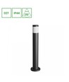 72cm Stella Gartenleuchte GU10, 6W CCT - IP44, schwarz, rund, austauschbares Leuchtmittel, 3 Lichtfarben