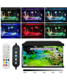 40 cm Aquariumleuchte - 12W, mit Luftpumpe verwendbar, RGB+NW, IP68