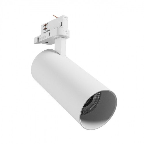 24W 3-Phasen Schienenstrahler 3-in-1 - 25°, CCT, Weiß