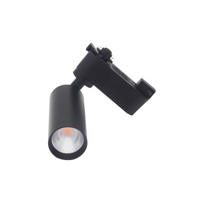 6,5W 1-Phasen RA98 Schienenstrahler - Schwarz, 1F2W