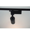 6,5W 1-Phasen RA98 Schienenstrahler - Schwarz, 1F2W