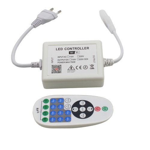 230V WiFi Smart Home Dimmer - Inkl. Endkappe, für 230V (Slim COB), Memory-Funktion, max. 50 m