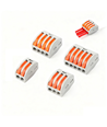 Verbindungsklemmen Set 46 Stk. - 0,32-2,5 mm² für 2/3/4/5 Leiter