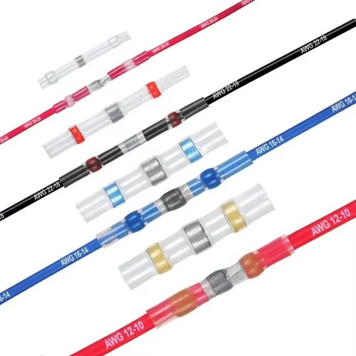 50 Stück Schrumpfschlauch - 4 Größen, 0,25-6mm²