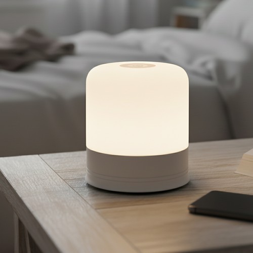 Wiederaufladbare LED-Tischlampe Innen/Außen - Weiß, Touch-dimmbar, 3in1, IP54 für den Außenbereich