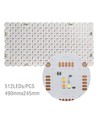 Faltbares LED Panel RGB+NW RA95 - 24V DC, IP20, 49x24cm, 45W