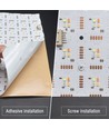 Faltbares LED Panel RGB+NW RA95 - 24V DC, IP20, 49x24cm, 45W