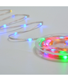 5m RGBIC LED-Lichterkette - 5V USB, 50 LED, transparentes Kabel, Fernbedienung + Bluetooth