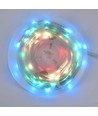 5m RGBIC LED-Lichterkette - 5V USB, 50 LED, transparentes Kabel, Fernbedienung + Bluetooth