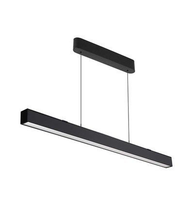 VT-7-44 LED Pendelleuchte 40W - linear, hängend, Samsung Chip, Auf-/Ab-System 3in1, schwarzes Gehäuse