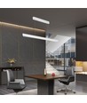 Vt-7-35 LED Lampe 36W - lineare hängende Pendelleuchte, Samsung, Diffusorplatte Typ 3in1 weiß