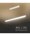 Vt-7-35 LED Lampe 36W - lineare hängende Pendelleuchte, Samsung, Diffusorplatte Typ 3in1 weiß