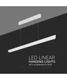 Vt-7-35 LED Lampe 36W - lineare hängende Pendelleuchte, Samsung, Diffusorplatte Typ 3in1 weiß