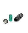 LED tragbare Taschenlampe - Wiederaufladbar, Wasserdicht, 300lm, 5000K