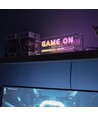 RGB Game On Neon Schild - Infinity Mirror Effekt, Bluetooth, App-Steuerung