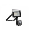 10W Fluter mit Sensor - IP44, Schwarz, Arbeitsleuchte, PIR-Sensor