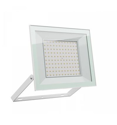 100W LED Fluter - IP65, Weiß, Arbeitsleuchte