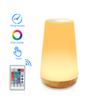 Wiederaufladbare RGBW LED Tisch-/Nachtlampe - Weiß, Touch-Dimmbar, IP20 Innenbereich