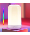 Wiederaufladbare RGB+CCT LED Tisch-/Nachtlampe - Weiß, Touch-Dimmbar, IP20 Innenbereich